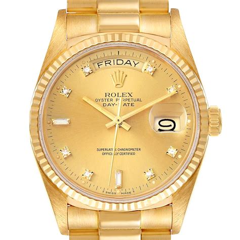 yellow gold rolex presidential|gold presidential rolex price.